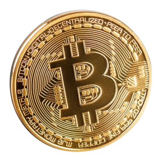 Сувенірна монета Bitcoin