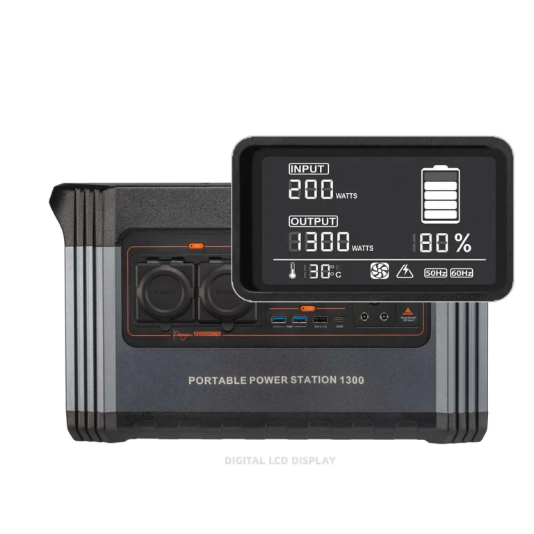 Xtreme Power Station Portable - 1300 Watts - 392000 mAh - Black/Orange