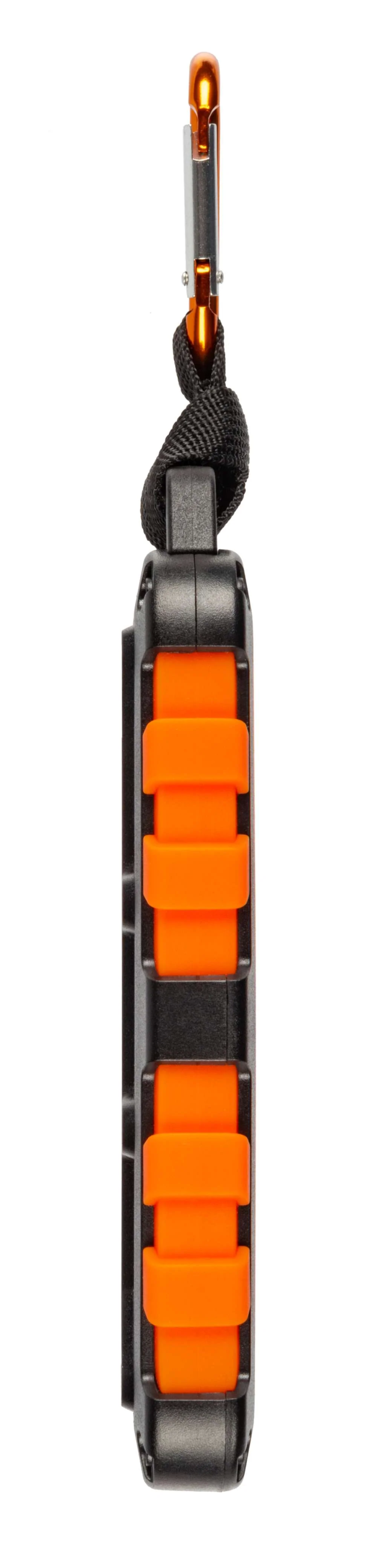 Xtreme Solar Power Bank Charger - 10000 mAh - Black/Orange