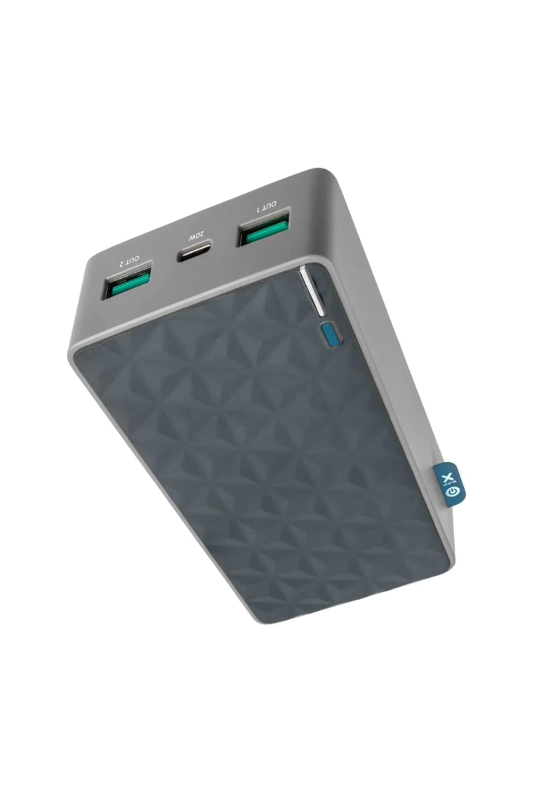 FS4 Power Bank 20 Watts - 20000 mAh - Grey/Blue