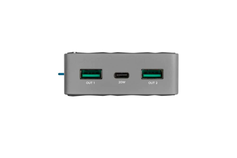 FS4 Power Bank 20 Watts - 20000 mAh - Grey/Blue