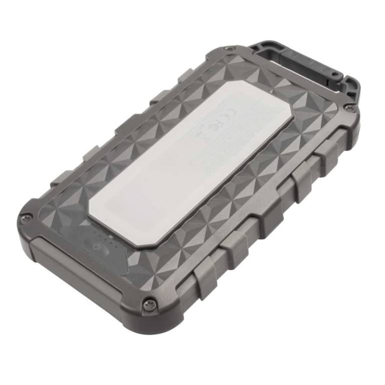 FS4 Solar Power Bank 20 Watts - 10000 mAh - Grey/Dark Grey