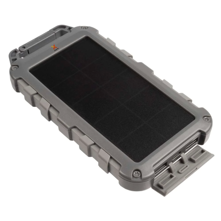 FS4 Solar Power Bank 20 Watts - 10000 mAh - Grey/Dark Grey