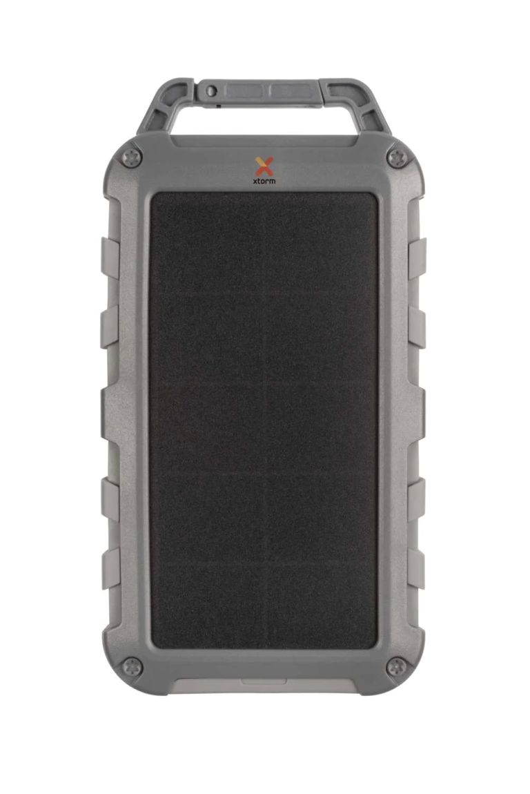 FS4 Solar Power Bank 20 Watts - 10000 mAh - Grey/Dark Grey