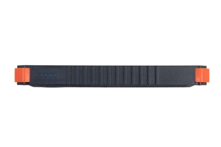 Xtreme Solar Power Bank Charger - 5000 mAh - Black/Orange