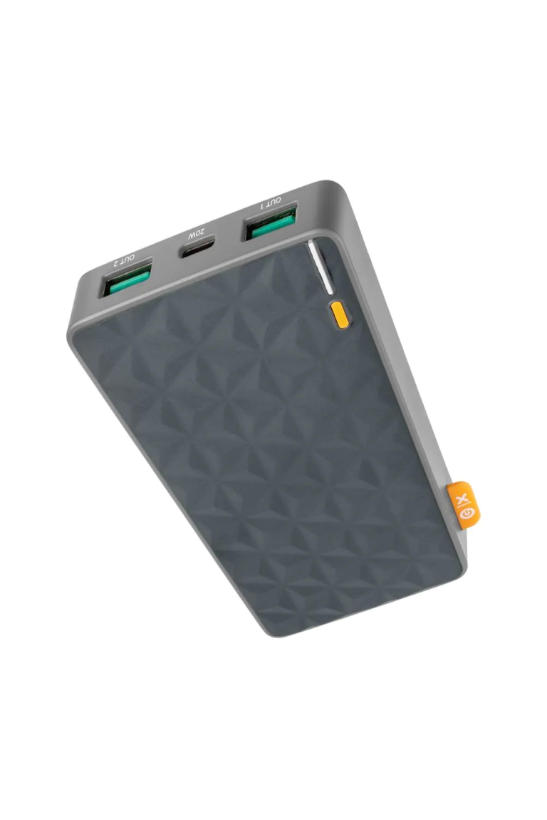 FS4 Power Bank 20 Watts - 10000 mAh - Grey/Orange