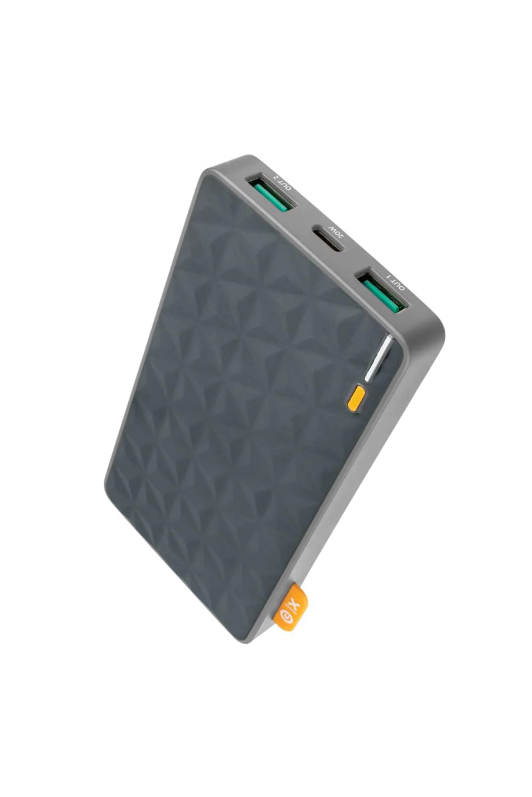 FS4 Power Bank 20 Watts - 10000 mAh - Grey/Orange