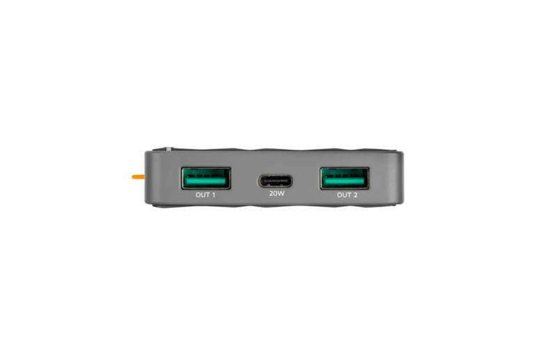 FS4 Power Bank 20 Watts - 10000 mAh - Grey/Orange