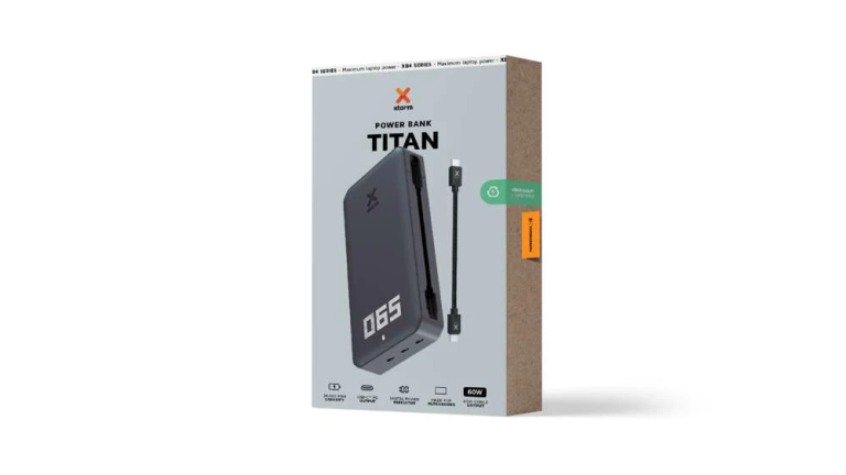 XB4 Power Bank Titan 60 Watts - 24.000 mAh - Midnight Black
