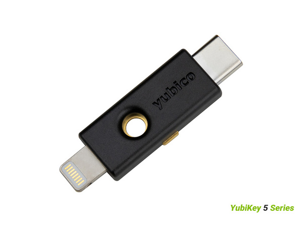 YubiKey 5Ci, USB-C and Lightning by Yubico