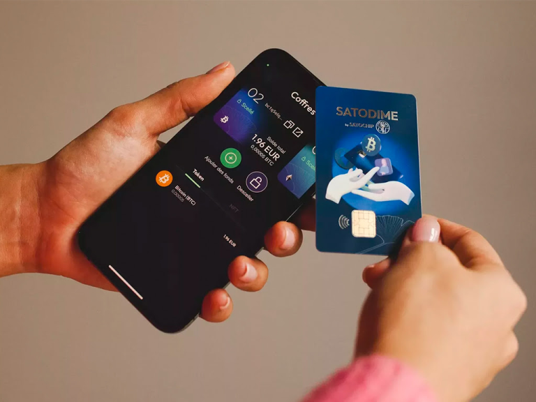 Satochip Satodime, смарт-карта холодного зберігання крипти, NFC