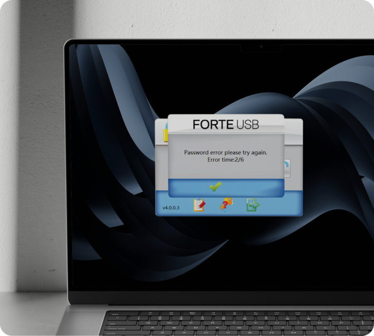 SecuX Forte USB флешка з шифруванням та паролем